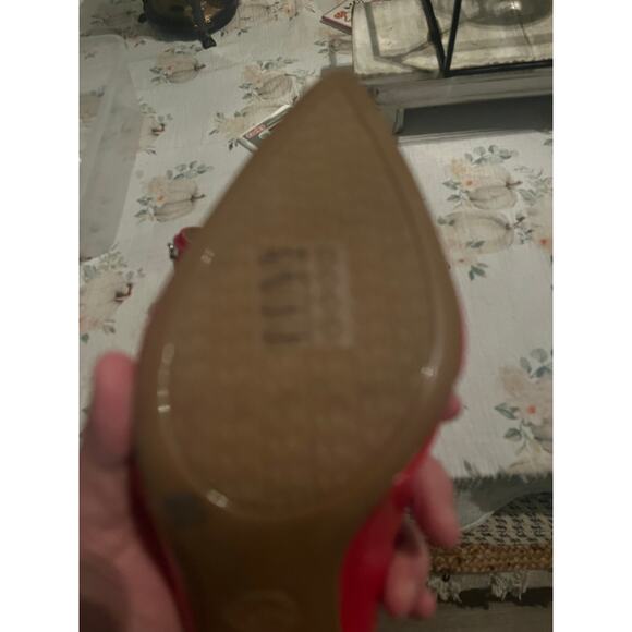 Michael Kors Keke Women's Red Patent Leather Stiletto Pumps Size 9.5 - Picture 11 of 12